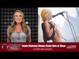 Taylor Momsen Flashes Breasts at Concert - porn video  
