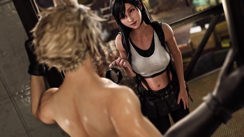 Cloud & Tifa (Final Fantasy sex) - porn video  