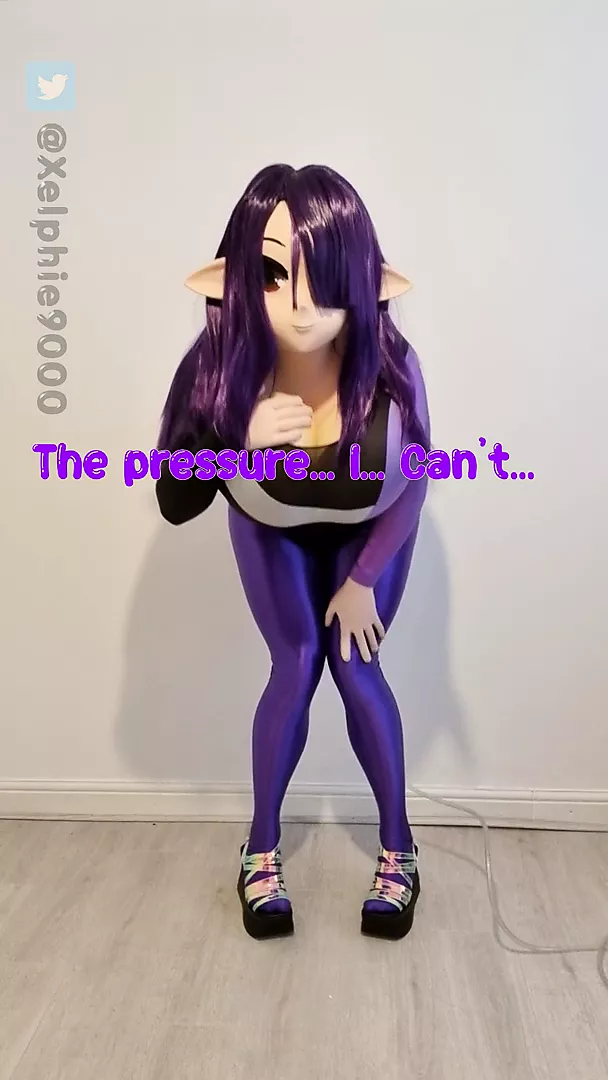 Xelphie Leotard Breast Inflation - porn video  