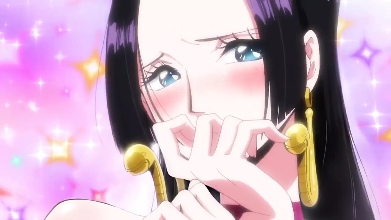 ONE PIECE edited ecchi moment from anime naked Boa Hancock - porn video  