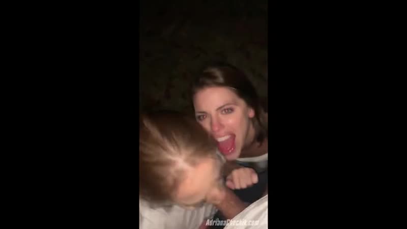 [Onlyfans] Adriana Chechik & Megan Rain - public blowjob, facial - porn video  