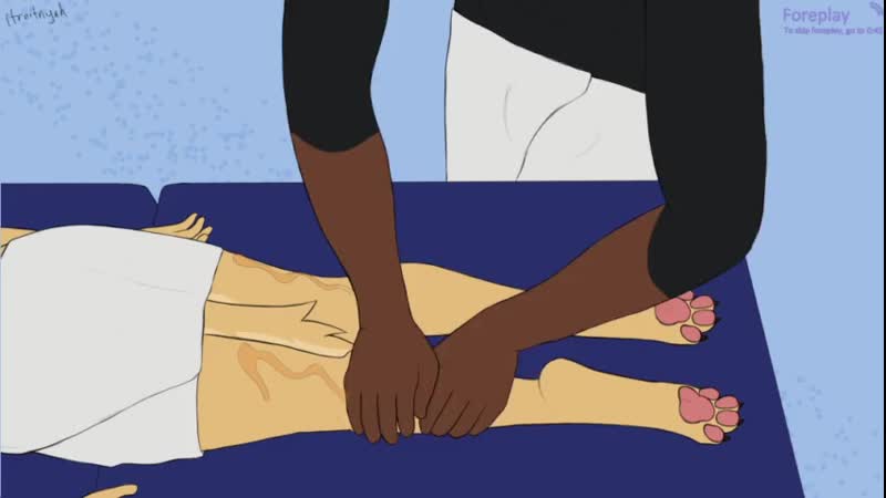 2d Yiff by itroitnyah Furry Porn E621 FYE dog massages a horny wolf girl and then fucks her blowjob vaginal anal - порно видео  