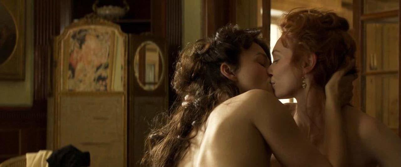 Keira Knightley Lesbian Sex in Colette on ScandalPlanet.Com - porn video  