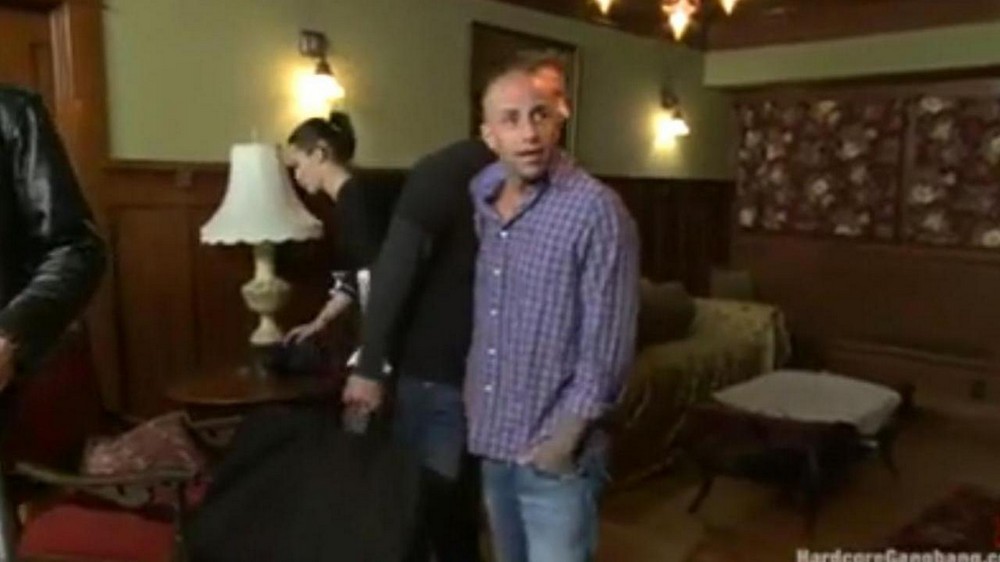 I gave myself to three men at once - porn video  