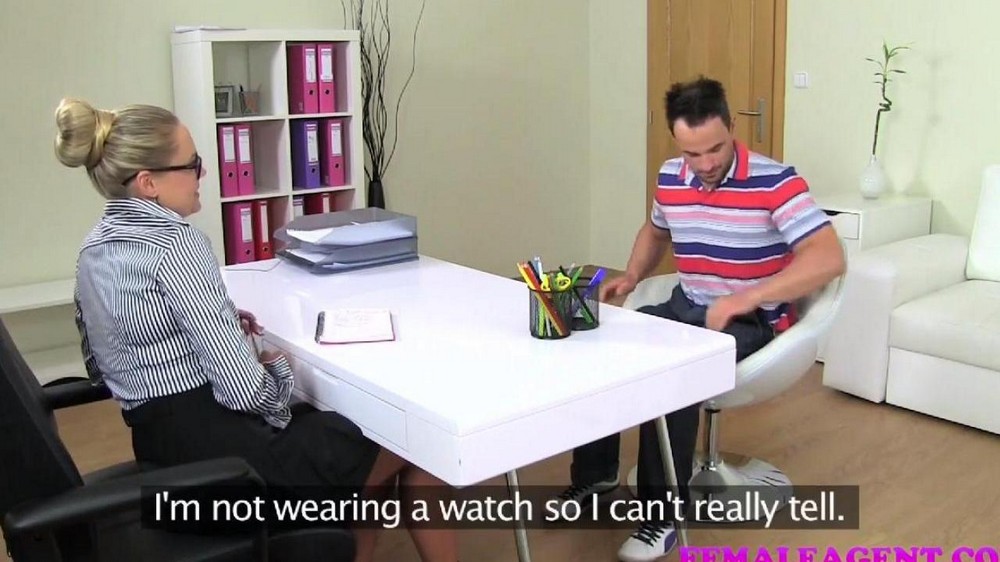 Seduced a guy at an interview - porn video  