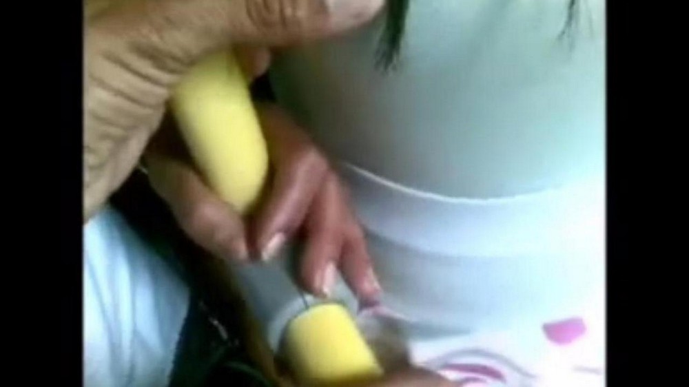 A man squeezed a chicks tits in a crowded bus - porn video  