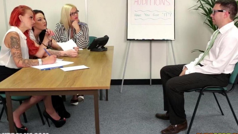 Gangbang in the office - porn video  
