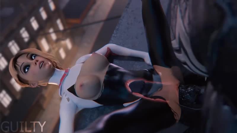 [3D Porn] Guilty - Spider-Man: Into the spider-verse. Venom Hard fucked Gwen-Spider and make creampied (2020) [Creampie, 3dporn] - порно видео  