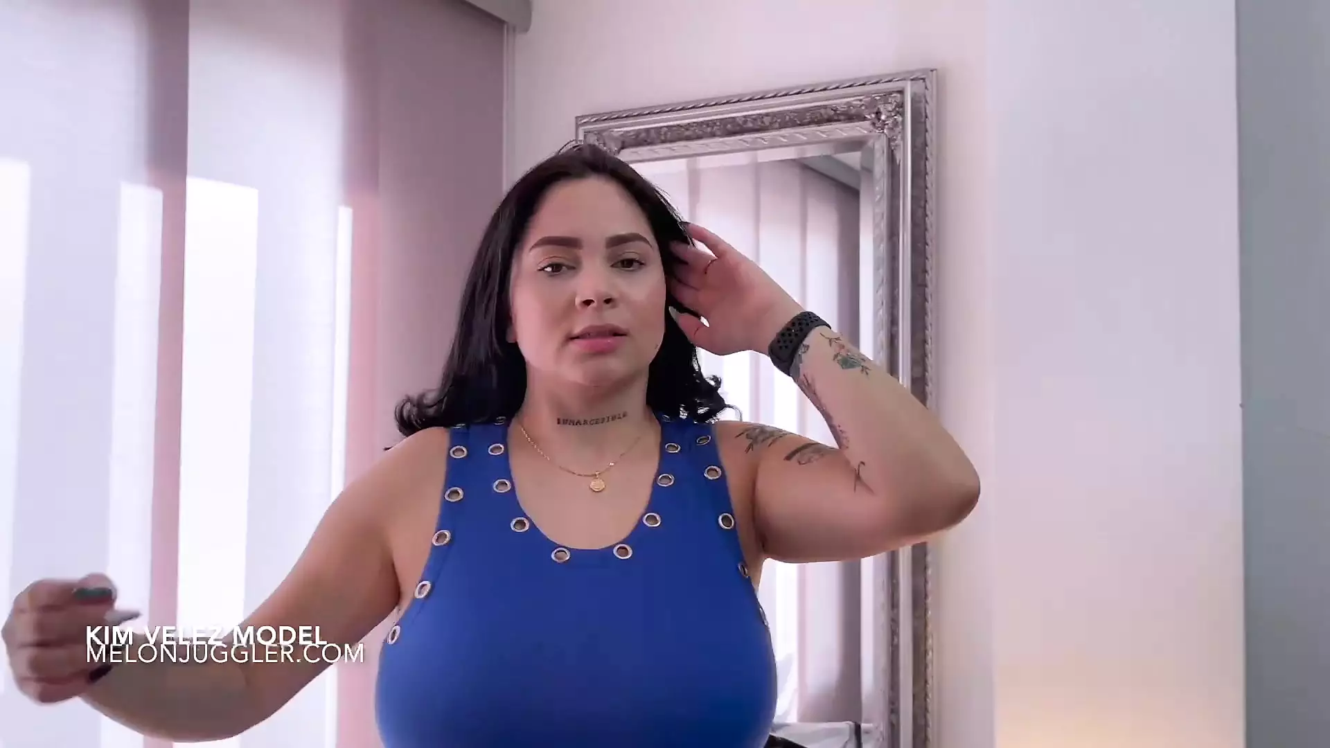 Kim Velez fabulous big boobs with huge areolas - porn video  