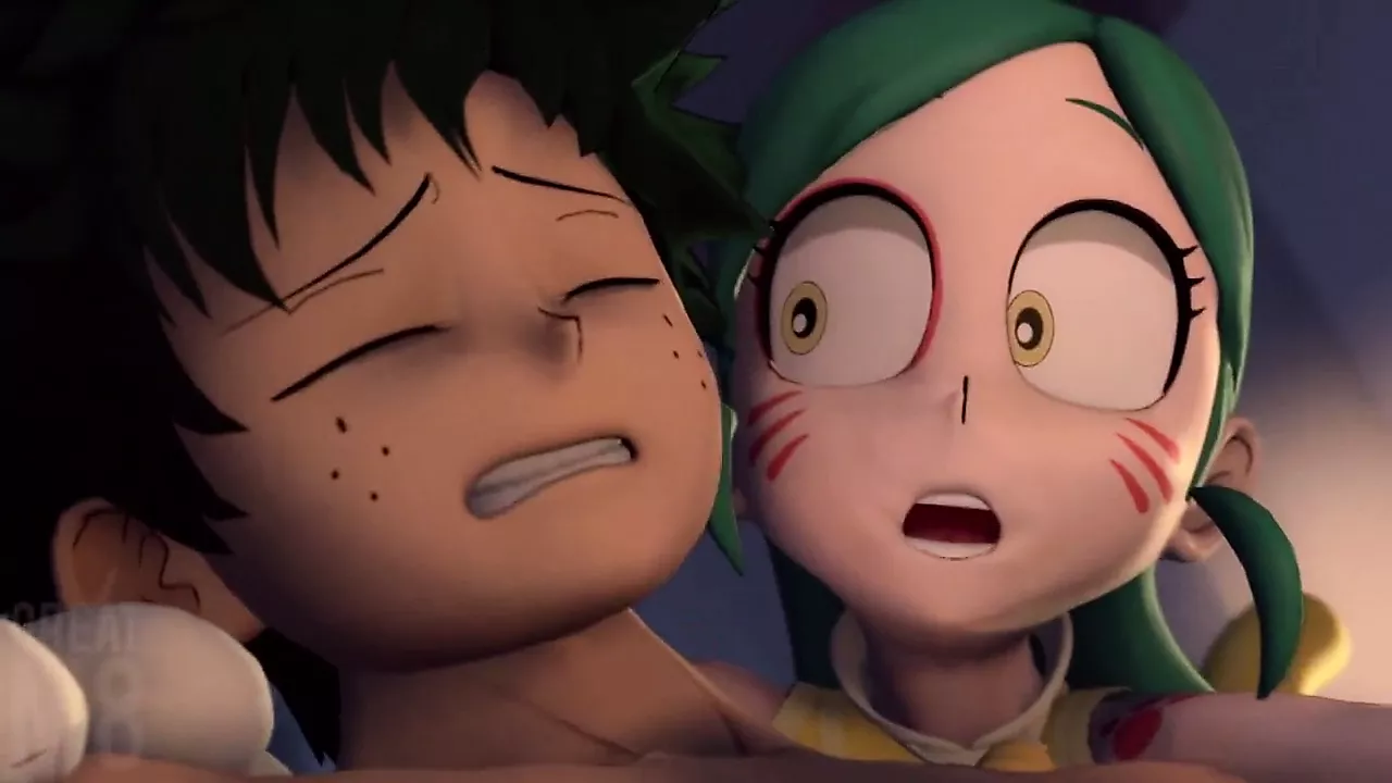 Tomoko Shiretoko Massages Izuku Midoriya Dick - porn video  