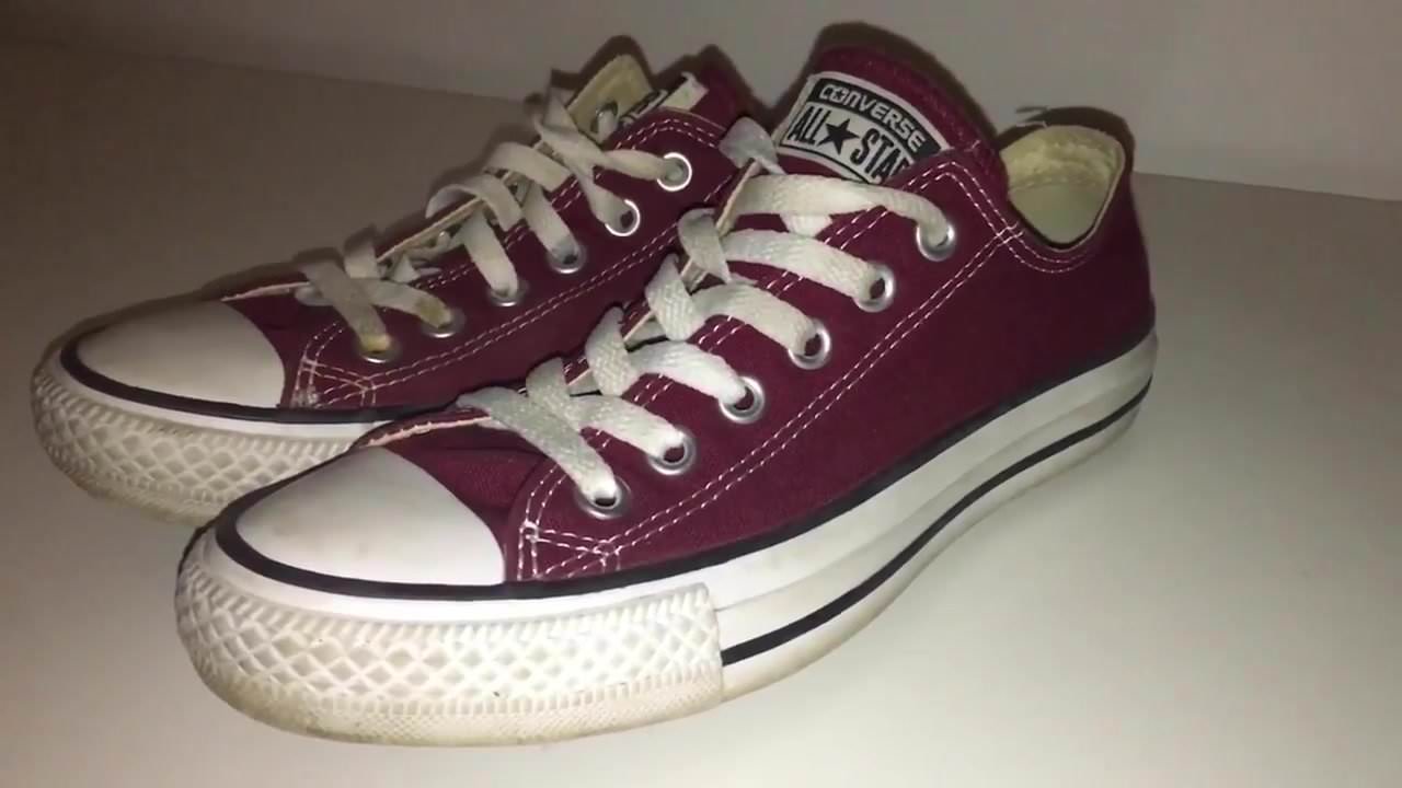 My Sisters Shoes: Converse low maroon Part 2 I 4K - porn video  