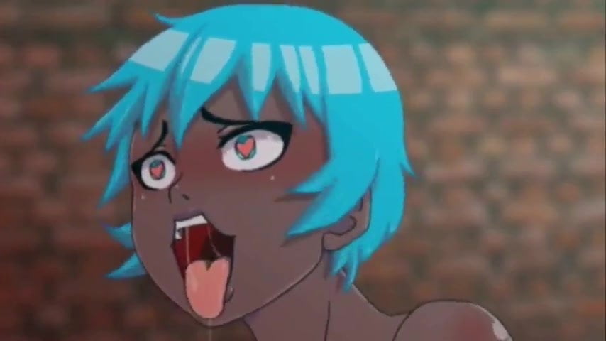 Blue Hair Hentai Girl Cum Dumpster - porn video  