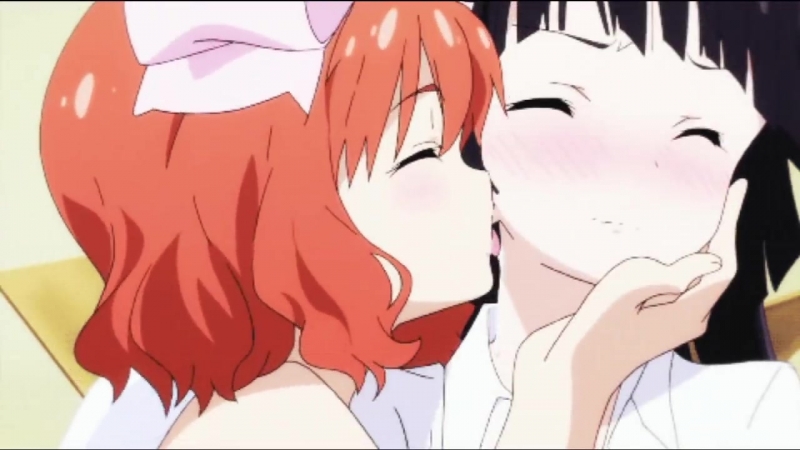 18 Yuri _Ecchi Anime Kisses Scenes - porn video  