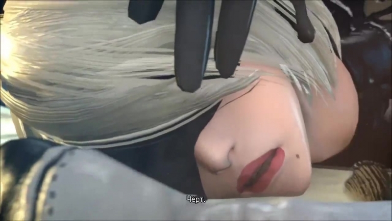 Nier Automata 2B gets fucked in every hole (18+, RUS SUB) - porn video  