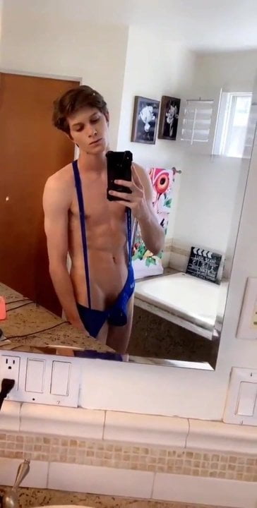 Sexy boy with mankini - porn video  