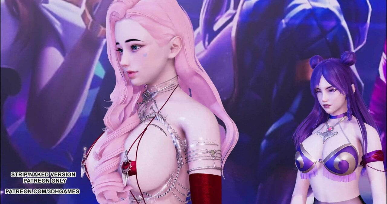 HYUNA – Roll deep, Ahri Kaisa Seraphine, League of Legends KDA - porn video  
