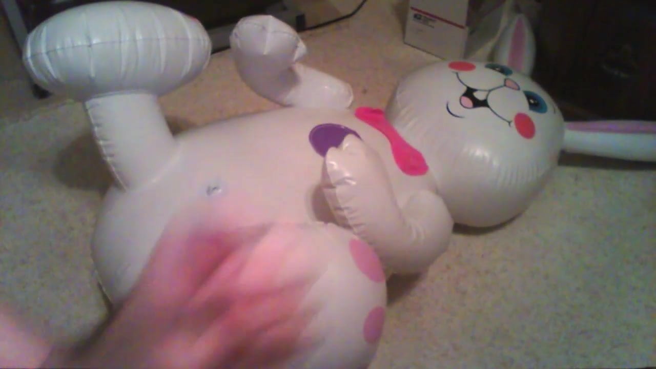 Inflatable easter bunny hump - porn video  