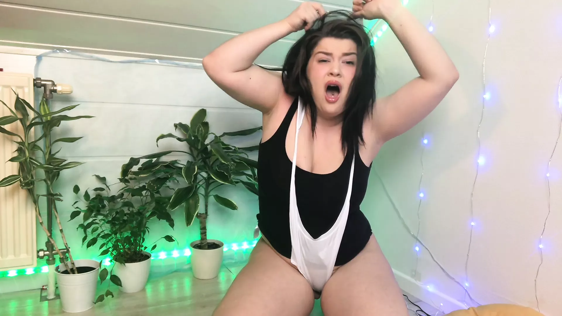Having an atomic wedgie while sucking a dick - porn video  