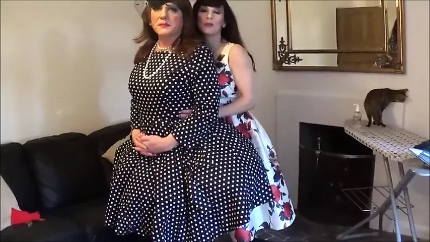 Madame C fits Angelicas pink chastity device - porn video  