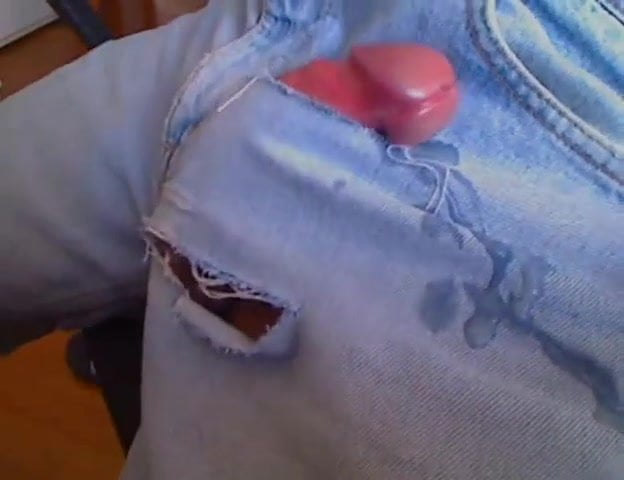 Hand Free Cum in Jeans - porn video  