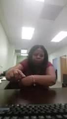 Black Woman Masterbating at Work - porn video  