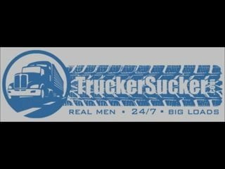 Trucker stroking his cock with a glove - porn video  