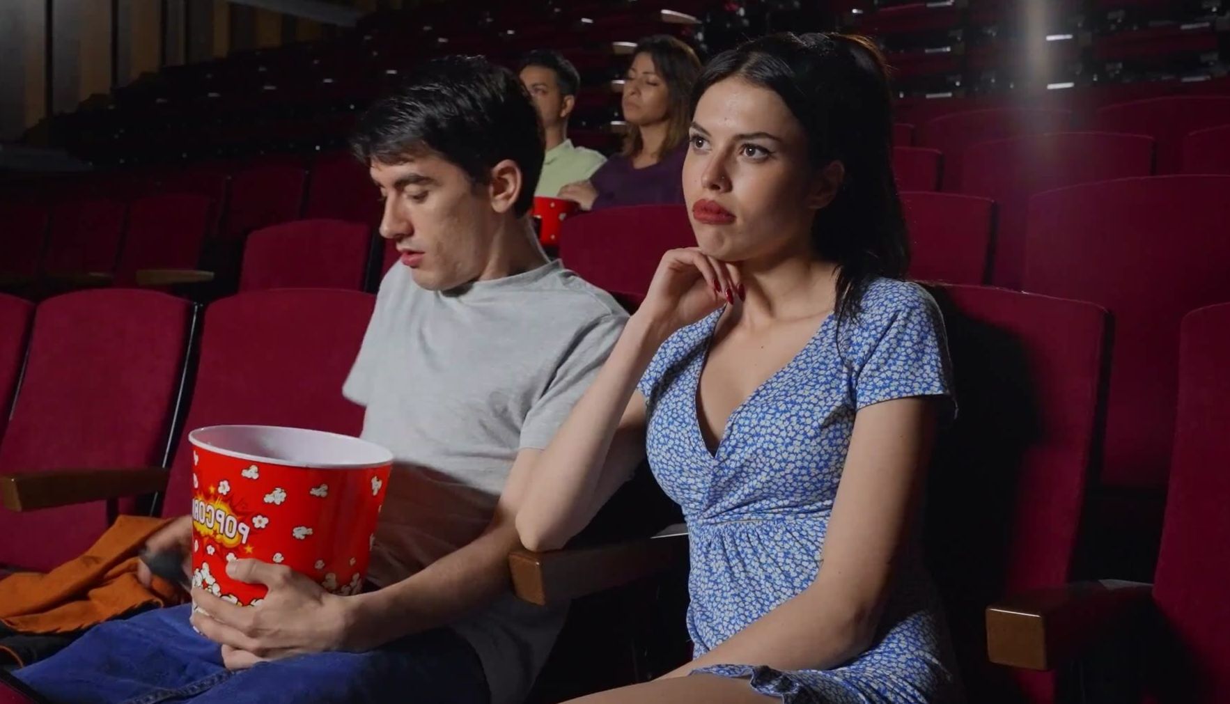 There was no other place to have sex except in the cinema - porn video  