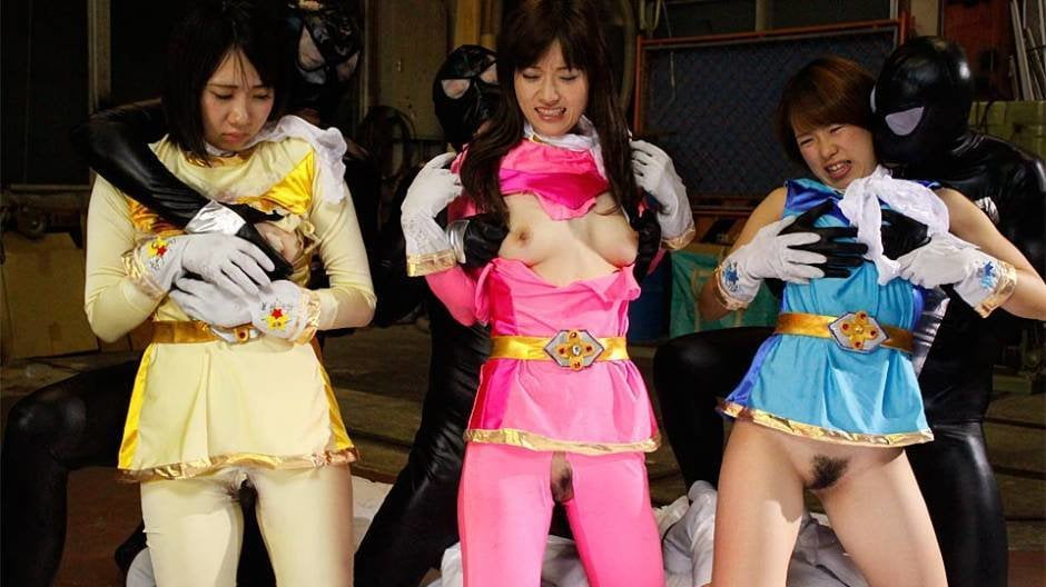Japanese heroes, Galactic Sentai got fucked, uncensored - porn video  