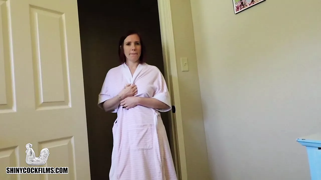 Stepmom Shares Her New Boobs with stepSon - Jane Cane - porn video  