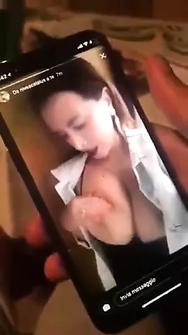 Nives Celzius kneads her tits - porn video  