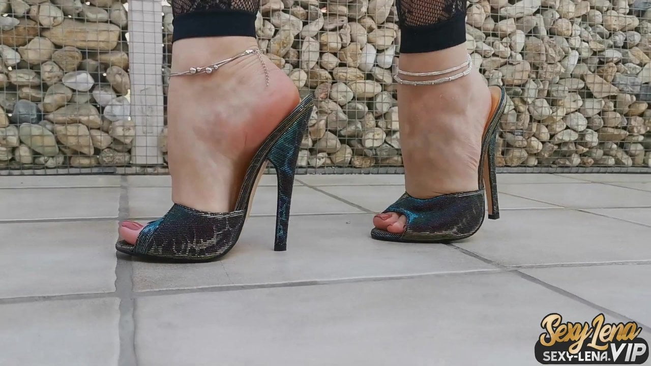 Extreme High Heels Mules - porn video  