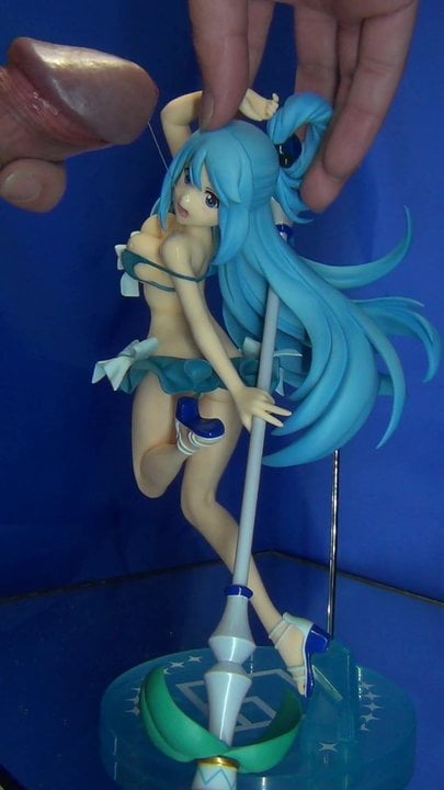 Figure bukkake (Konosuba AQUA) 191222 - porn video  