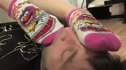 Lucky guy lick girl socks - porn video  