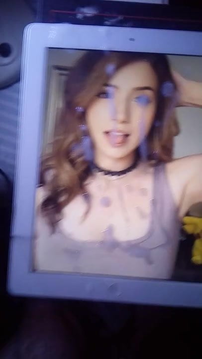 Pokimane moaning cum tribute! - porn video  