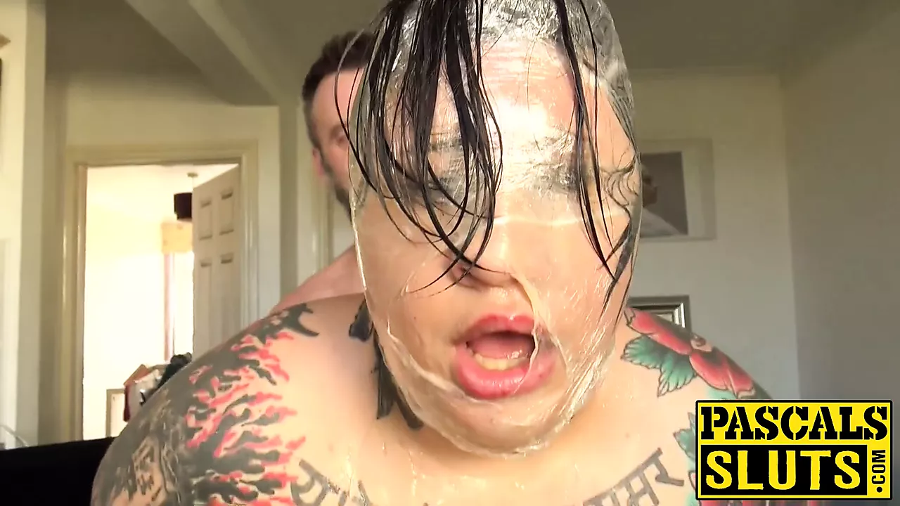 Inked submissive BBW hammered and dominated over - porn video  