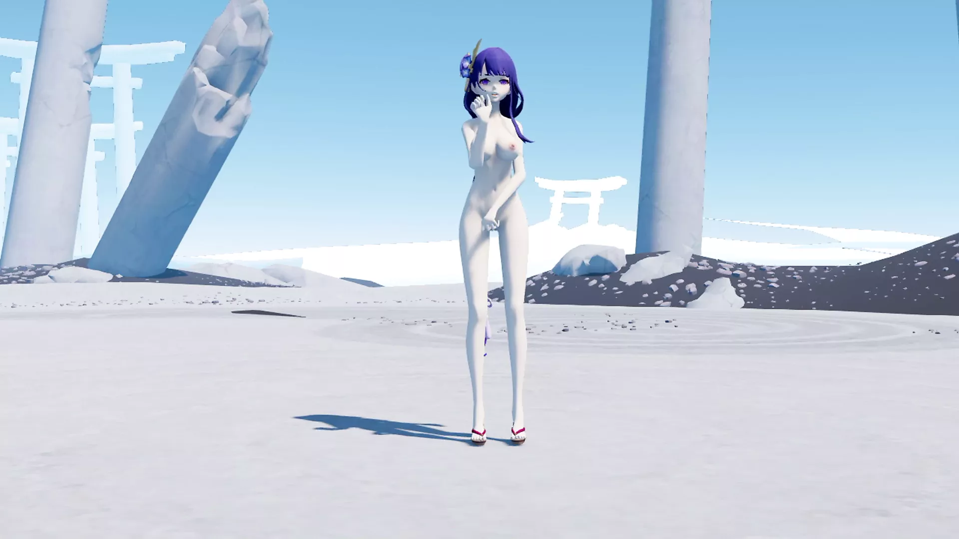 Genshin. Raiden Shogun. Nude Genshin. Nude Sexy Hot Naked Big Boobs, Tight Ass, Sexy Babe - porn video  
