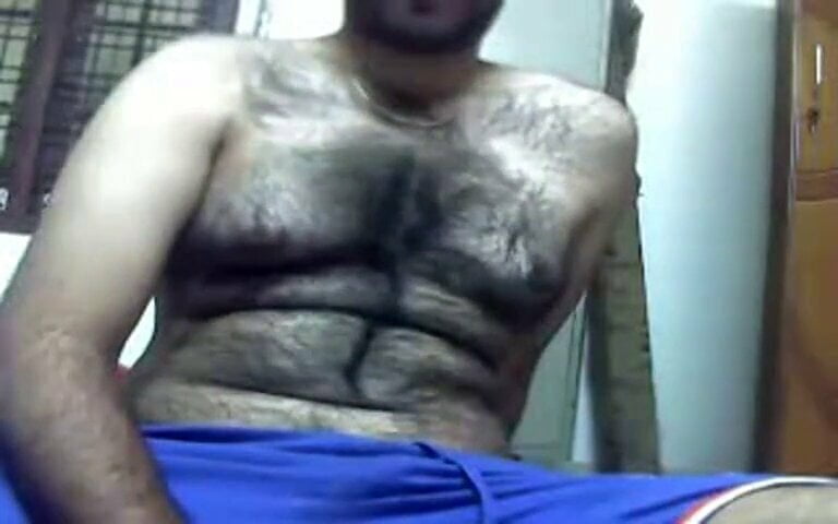 Hairy and Fair Indian Telugu Man - porn video  