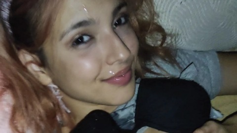 I teach how to fuck stepsister at night for a good blowjob - porn video  