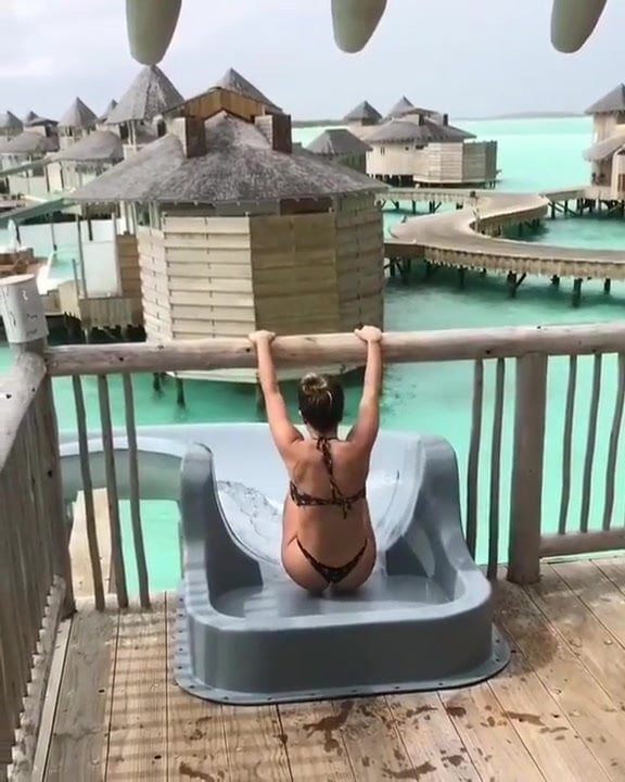 ⁣Water slide - porn video  