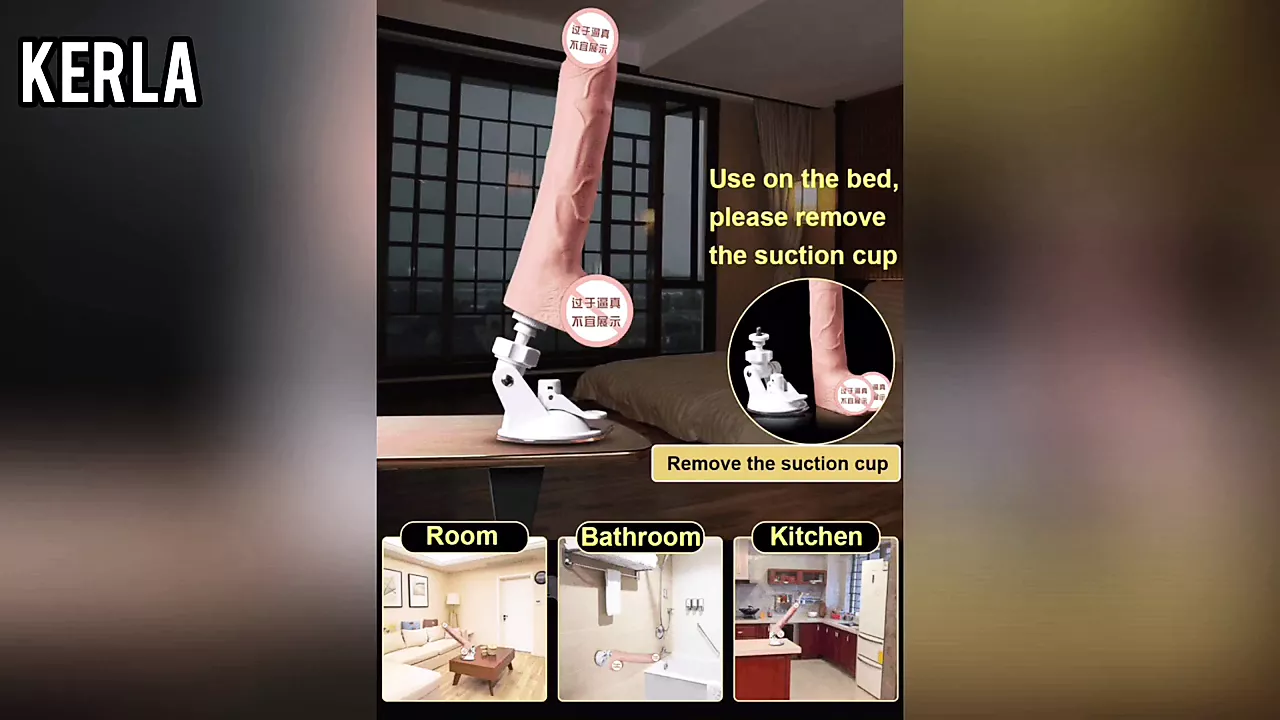 Automatic Thrusting And Heating Dildo By Kerla Store - porn video  