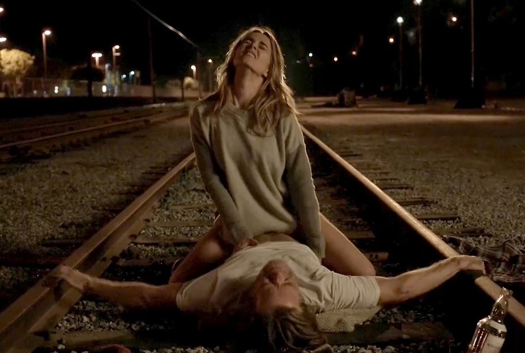 Bojana Novakovic Rides Guy In A Railway In Shameless - porn video  