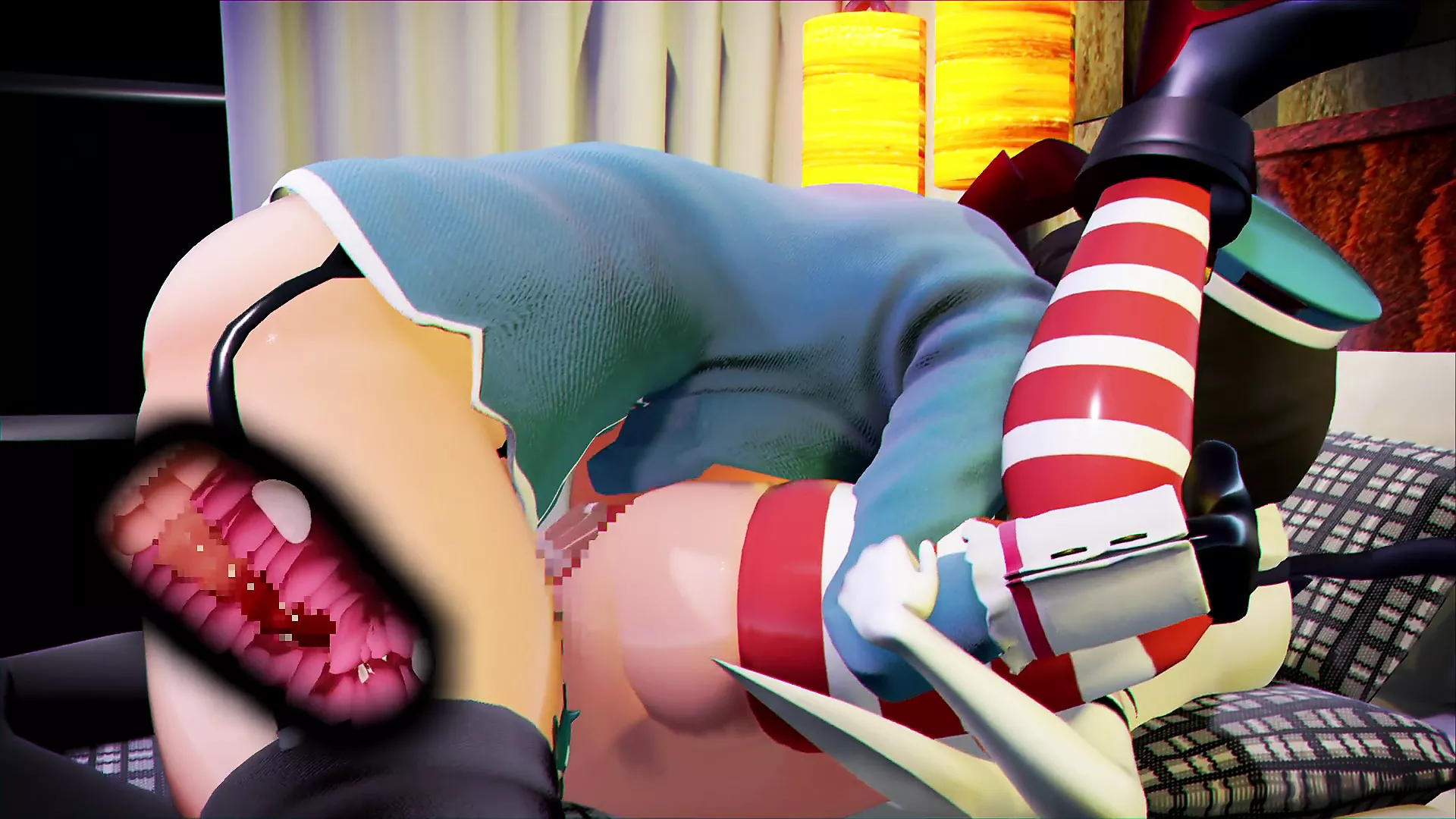 MMD - Takao & Shimakaze Futanari Anal Sex - porn video  