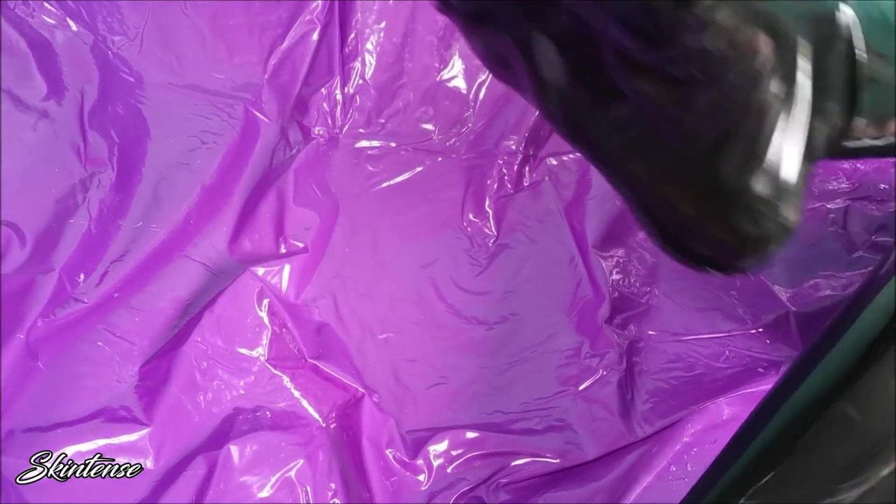 Putting on Latex Rubber Toe Socks - porn video  