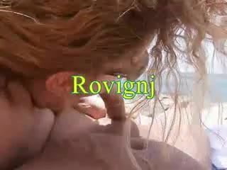 Rovignj naturismo a Punta Croce - porn video  