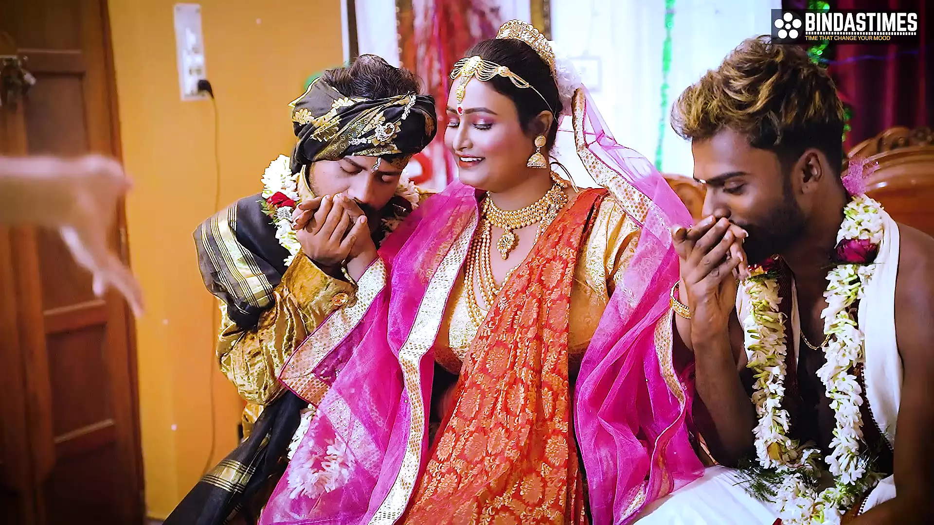Desi queen BBW Sucharita Full foursome Swayambar hardcore erotic Night Group sex gangbang Full Movie (Hindi Audio) - porn video  