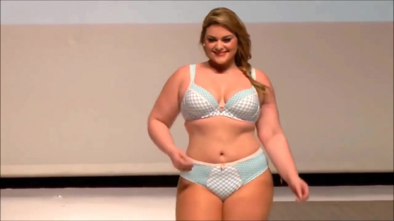 Plus size Models ❤️ plus size Lingerie show 2016 - big beauties - порно видео  