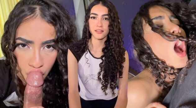 Passionate Latina cant help but cum - porn video  