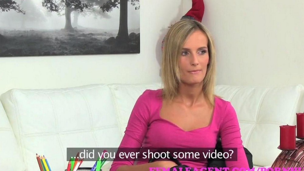 Lesbian sex at New Years porn casting - porn video  
