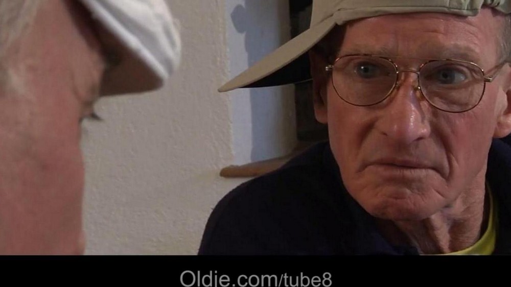 Young girlfriends served two old men - porn video  