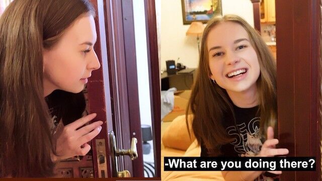 ⁣Every evening he drops by to visit his neighbor - porn video  
